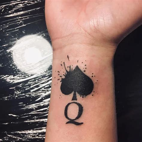 qos tattoo|46 Unique Queen Of Spades Tattoo Designs To Add To  .